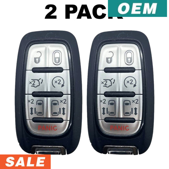 Chrysler Pacifica Voyager 2017-2024 Oem 7 Button Smart Key M3N-97395900 (2 Pack)