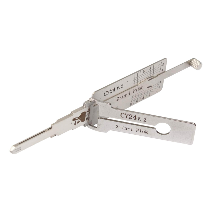 Original Lishi 2-In-1 Pick and Decoder 8-Cut Anti-Glare CY24 / Y157 /
