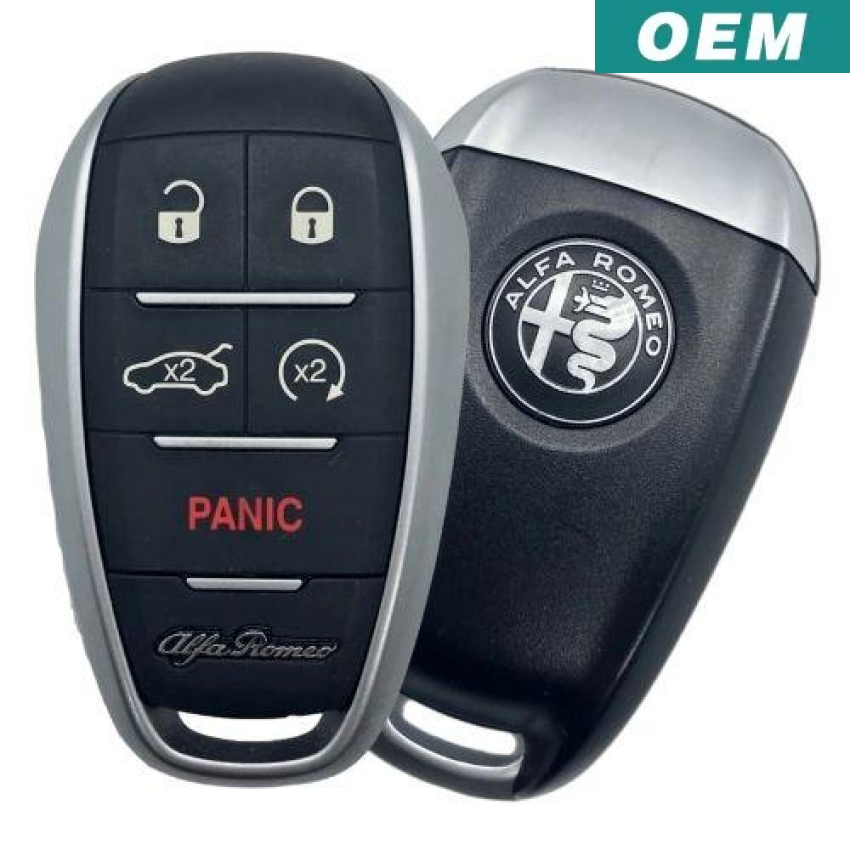 Alfa Romeo Giulia Stelvio 2017-2022 OEM 5 Button Remote FCC: KR5ALFA43