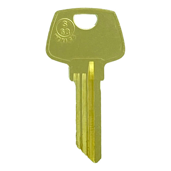 Sargent Brass Key Sar-2De S68 Br Metal