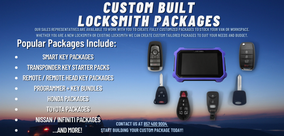 Custom Built Locksmith Packages