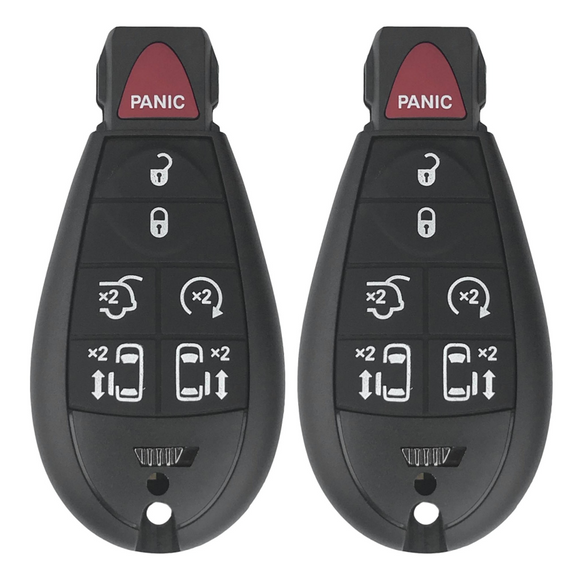 Chrysler Dodge 7 Button Fobik 2008 2020 IYZ C01C M3N5WY783X | Aftermarket (2 Pack) Fobik