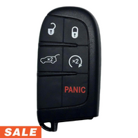 Jeep Grand Cherokee 5 Btn Smart Key 2014-2020 | M3N-40821302 | 68143505AC (OEM)