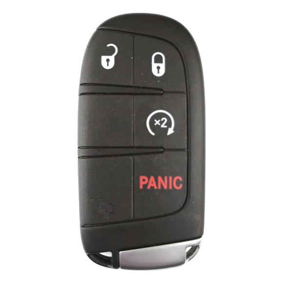 Chrysler Dodge Jeep 4 Button Replacement Shell For Fcc: M3N-40821302 Key