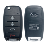 Kia Soul 2014-2019 OEM 4 Button Flip Key Remote w/ Hatch OSLOKA-875T OEM Grade B Flip Key