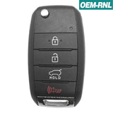 Kia Sorento 4 Button Flip Key Remote 2019-2020 FCC: OSLOKA-910T (OEM)