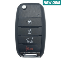 Kia Forte 2017-2018 w/ Hatch 4 Button Flip Key Remote OSLOKA-875T (OEM)