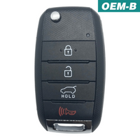 Kia Forte 2017-2018 w/ Hatch 4 Button Flip Key Remote OSLOKA-875T (OEM)