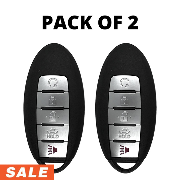2 PACK - Nissan Altima Maxima 5 Button Smart Key 2013-2015 | KR5S180144014 | S180144020