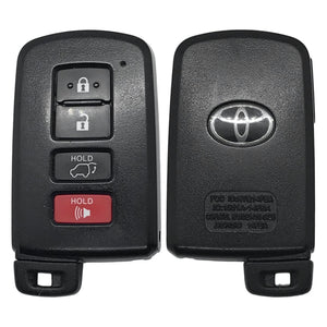 Toyota RAV4 4 Button Smart Key Remote w/ Hatch 2013-2018 | HYQ14FBA | G Board 0020 (OEM)