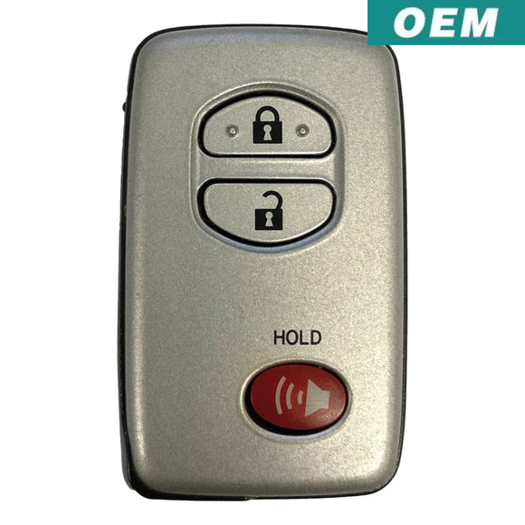 Copy Of Toyota Prius Venza 2010-2019 Oem 3 Button Smart Key Hyq14Acx Gne Board 5290 | Silver