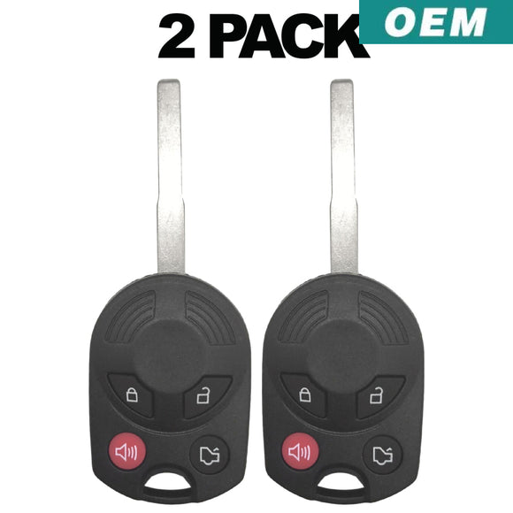 Ford 4 Button Oem High Security Remote Head Key Oucd6000022 (2 Pack)