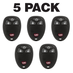 Gm 4 Button Keyless Entry Remote 2007-2021 For Ouc60221 / Ouc60270 | Aftermarket (5 Pack)