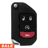 Jeep Wrangler 2018-2021 Flip Key 4 Buttons Oht1130261