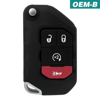 Jeep Wrangler 2018-2021 Oem 4 Button Flip Key Oht1130261