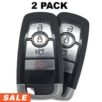 Ford 4 Button Smart Key 2017-2022 For M3N-A2C93142300 | Aftermarket (2 Pack)