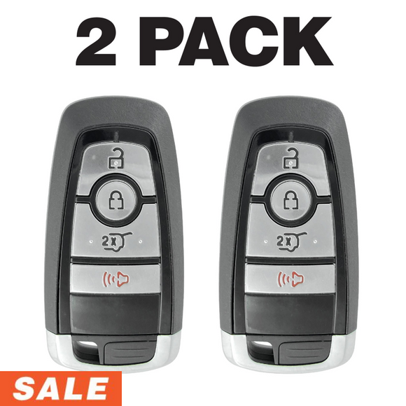 Ford Expedition 4 Button W/ Hatch Smart Key 2018-2022 For M3N-A2C931423 | Aftermarket (2 Pack)