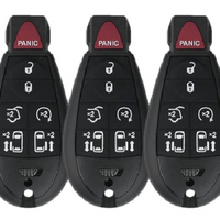 Chrysler Dodge Jeep Vw 7 Button Fobik 2008-2019 Iyz-C01C / M3N5Wy783X Keyless Go Prox (Pack Of 3)