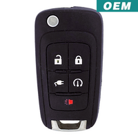 Chevrolet Volt 2014-2015 Oem 5 Button Flip Key P409Mk74946931