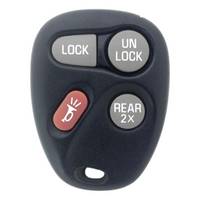 Chevrolet GMC 2001-2005 OEM 4 Button Keyless Entry Remote KOBLEAR1XT - OEM Grade B - Keyless Entry Remote