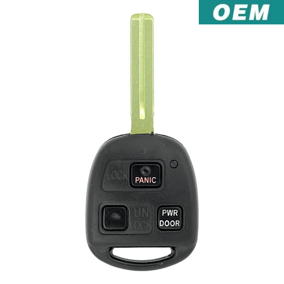 Lexus Rx 2004-2009 Oem 3 Button Remote Head Key Hyq12Bbt