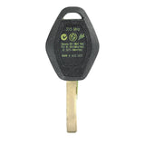 Bmw 2000-2008 Oem 3 Button Remote Head Key Lx8Fzv