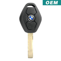 Bmw 2000-2008 Oem 3 Button Remote Head Key Lx8Fzv