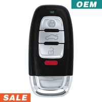 Audi 4 Button Remote 2008-2018 With Comfort Access Fcc: Iyzfbsb802 (Oem) Smart Key