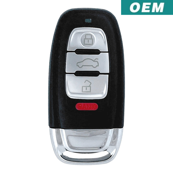 Audi 4 Button Remote 2008-2018 With Comfort Access Fcc: Iyzfbsb802 (Oem) Smart Key