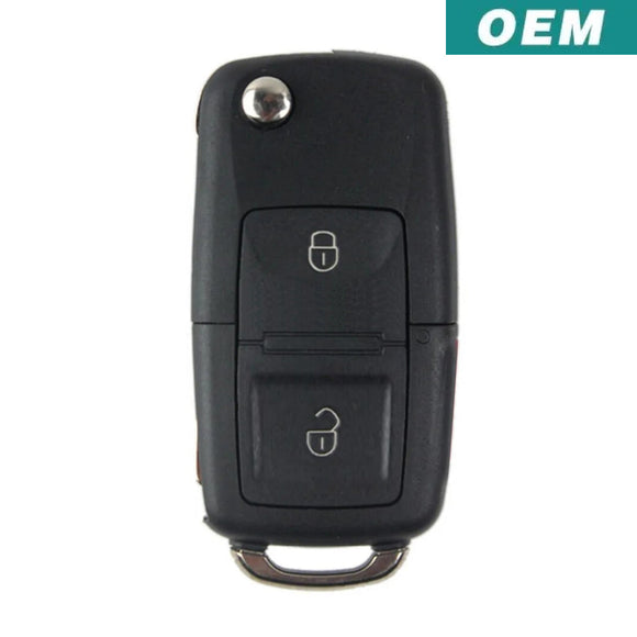 Volkswagen Eurovan 1999-2004 Oem 2 Button Flip Key Remote Nbg 735868 T Refurbished