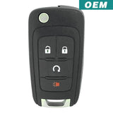 Buick Encore 2013-2018 Oem 4 Button Flip Key Avl-B01T1Ac