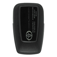 Locked Toyota Highlander 2022 Oem 4 Button Smart Key Hyq14Fla