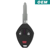 New Mitsubishi Endeavor 2007-2011 Oem 3 Button Remote Head Key Oucg8D-620M-A