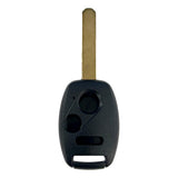 Honda 3 Button Remote Head Key Shell 2002-2014 w/ Chip Slot
