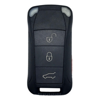 Porsche Cayenne 4 Button Flip Key Keyless Go 2004-2011 for FCC: KR55WK45032