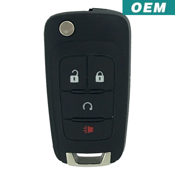 Chevrolet Sonic 2012-2019 Oem 4 Button Flip Key Remote Kr55Wk50073