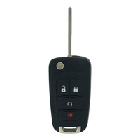 Chevrolet Sonic 2012-2019 Oem 4 Button Flip Key Remote Kr55Wk50073