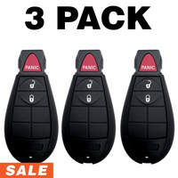 Jeep Cherokee 3 Button Fobik 2014-2022 For Fcc: Gq4-53T (3 Pack)