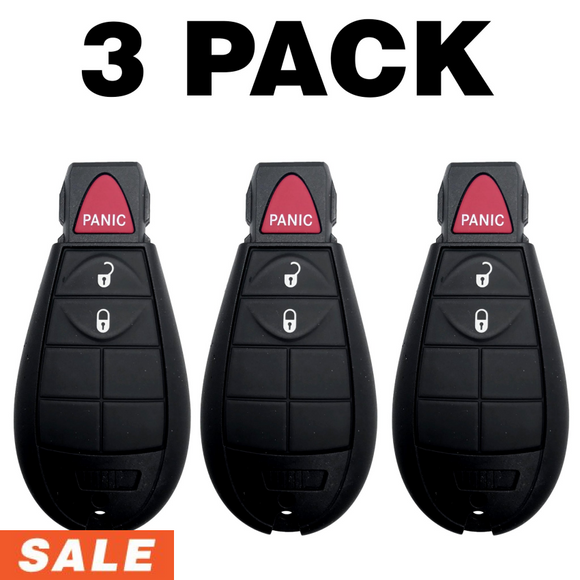 Jeep Cherokee 3 Button Fobik 2014-2022 For Fcc: Gq4-53T (3 Pack)