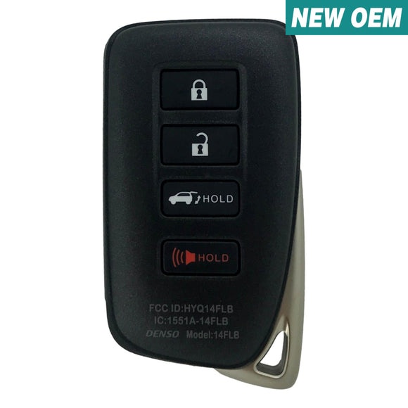 New Lexus Rx450H 2021-2022 Oem 4 Button Smart Key Hyq14Flb