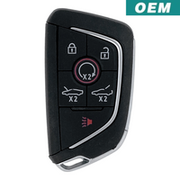 Chevrolet Corvette 2020-2022 6 Button Smart Key Chrome Logo (Yg0G20Tb1)