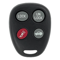 Chevrolet Corvette 1997-2000 Oem 4 Button Keyless Entry Remote Ab00216T