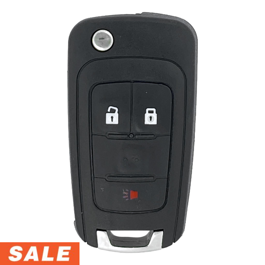 Buick Chevrolet GM 2010-2021 3 Button Flip Key Remote For OHT01060512
