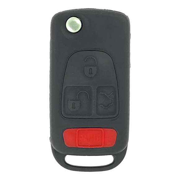 New Mercedes Ml W163 1998-2005 4 Button Flip Key Pcf7935 For Kr55 Maker