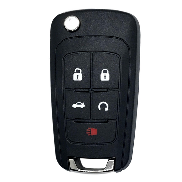 GM 5 Button Flip Key Remote 2010-2019 for FCC: OHT01060512
