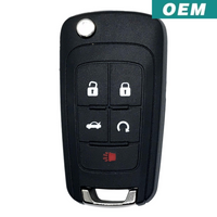 Buick 5 Button Flip Key PEPS Remote 2010-2017 FCC: OHT05918179