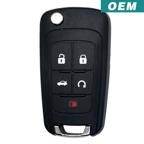Buick 5 Button Flip Key PEPS Remote 2010-2017 FCC: OHT05918179