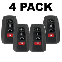 Toyota Rav4 Highlander Avalon 2019-2022 4 Button Smart Key For Hyq14Fbc (4 Pack)