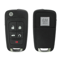 Gm 2010-2021 Oem 5 Button Remote Flip Key Oht01060512