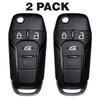 Ford Transit 4 Button Flip Key 2019 2025 For N5F A08TAA | Aftermarket (2 Pack) Flip Key